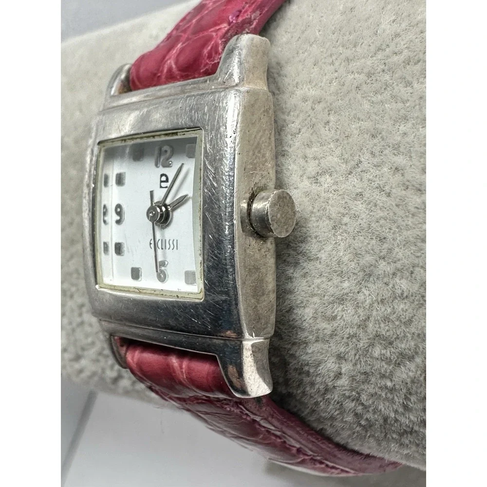 Ecclissi 07 Ladies Sterling Silver Watch‎ New Battery 18MM 7